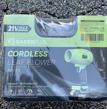 Saker Plus BF173 Cordless Leaf Blower, Dust Cleaner 4.0Ah battery, Carrying Case