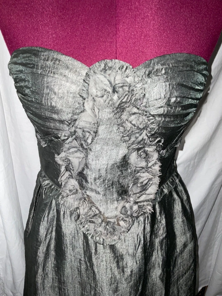 Vestido KITTY vintage gris para mujer Foto 2 de 3