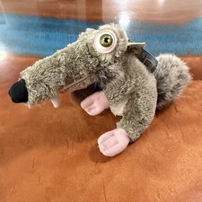 Vtg New Scrat Ice Age Stuffed Plush Animal 2002 Jakks Pacific with acorn