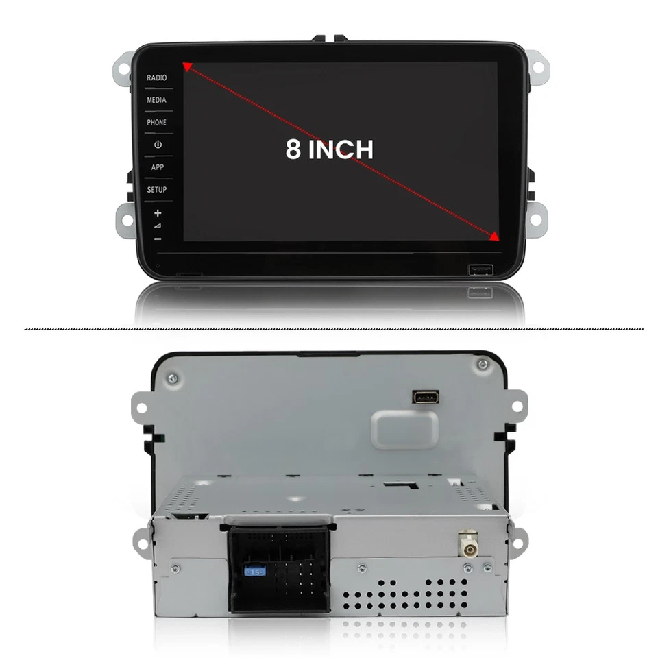 Autoradio RCD880 PRO 8" Apple Carplay Android Auto For VW Golf Tiguan Scirocco - Photo 3/4