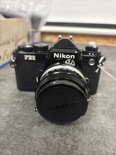 Nikon FM2n Black 35mm SLR Film Camera With Nikon 50mm 1.8 Series E Lens