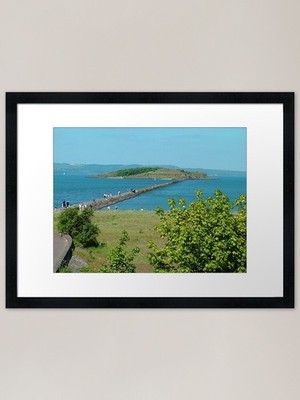 Cramond Island Framed Art Print Framed Wall Art Poster Canvas Print Picture