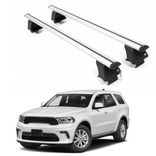 Open Box Roof Rack Crossbars For Dodge Durango 2011-2026 Naked Roof Silver Open Box Roof Rack Crossbars For Dodge Durango 2011-2026 Naked Roof Silver