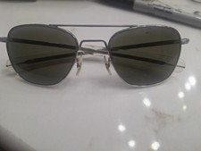 Randolph Engineering 5 1/2 Aviator RE Matte Chrome AF 52 20 Gray Glass Lenses