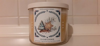 Bath & Body Works 3 Docht Kerze Duftkerze Candle *Sugar Cookie* 411 Gramm