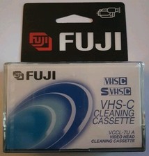 NIP FUJI VHS-S SVHSC VCCL-7U A VIDEO HEAD CLEANING CASSETTE NEW UNUSED