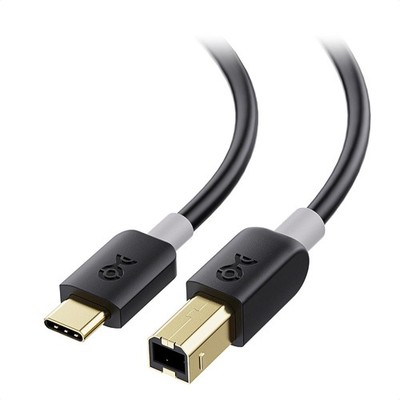 Cable Matters USB B to USB C Cable, 3.3ft, Black | USB C to USB B Cable