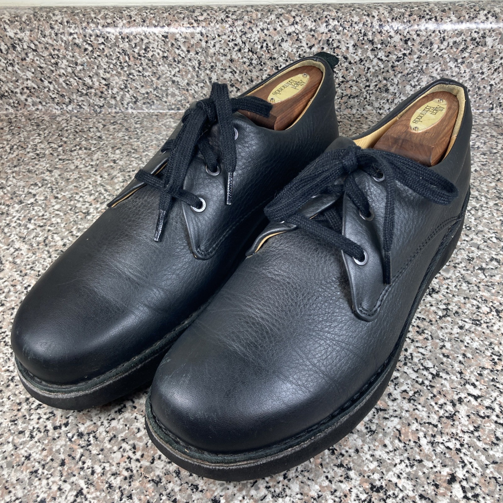 SAOLA Samuel Hubbard Free derby casual da uomo in pelle nera con suola Vibram taglia 10 5M