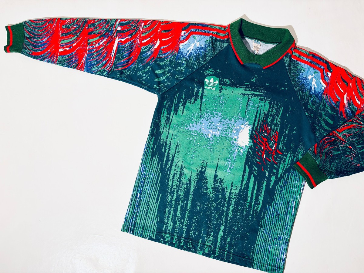 1990´s Adult L Adidas Vintage Goalkeeper Template Shirt Romania