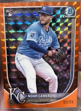 2025 Bowman Chrome Noah Cameron #67 Orange /25 (RC)