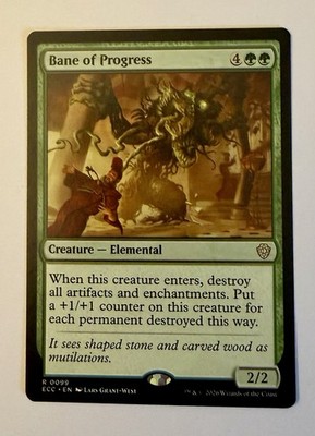 Bane of Progress 99 NM Lorwyn Eclipsed Commander MTG ECC
