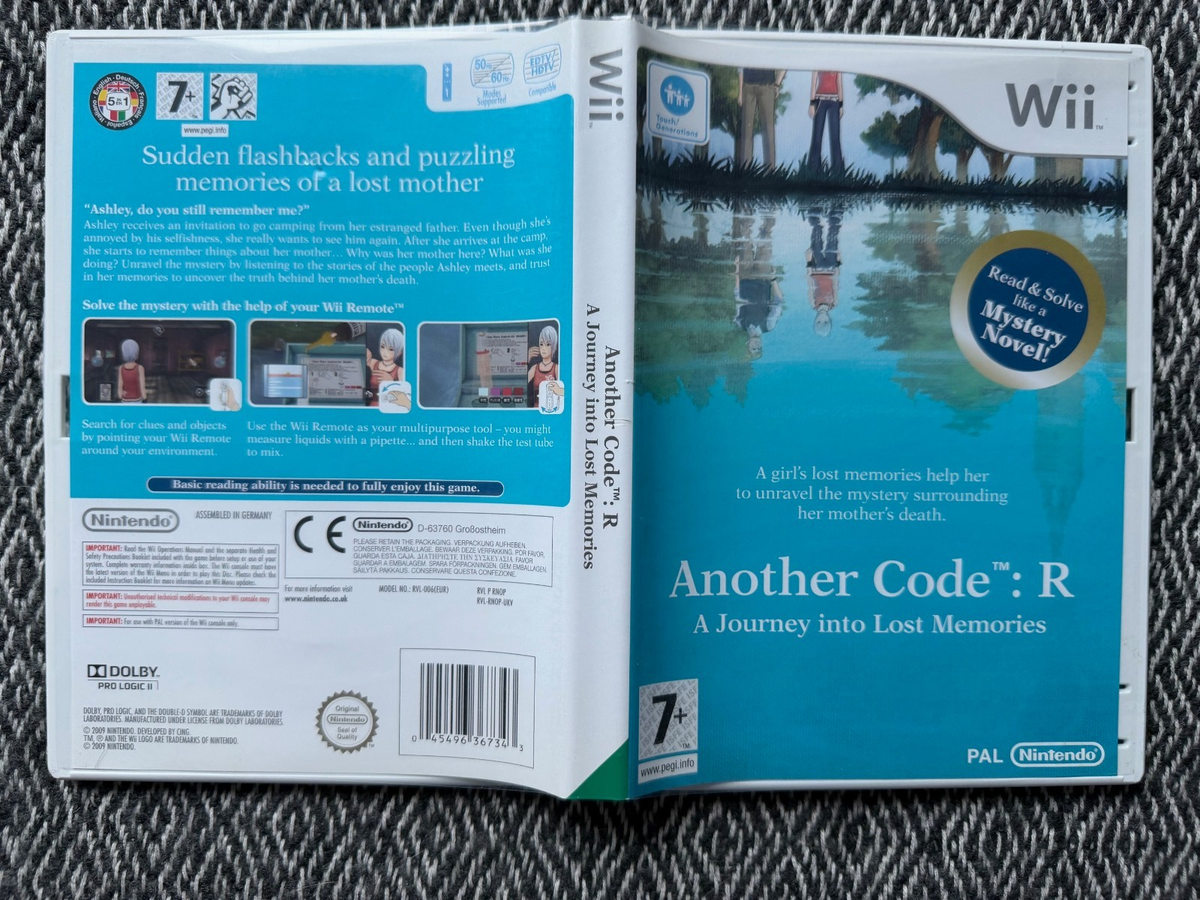 wii ANOTHER CODE R A Journey Into Lost Memories Nintendo PAL
