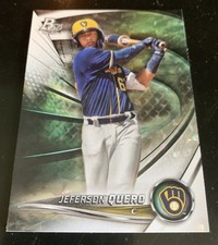 JEFERSON QUERO TOP PROSPECT BREWERS 2022 BOWMAN PLATINUM CARD #TOP-82