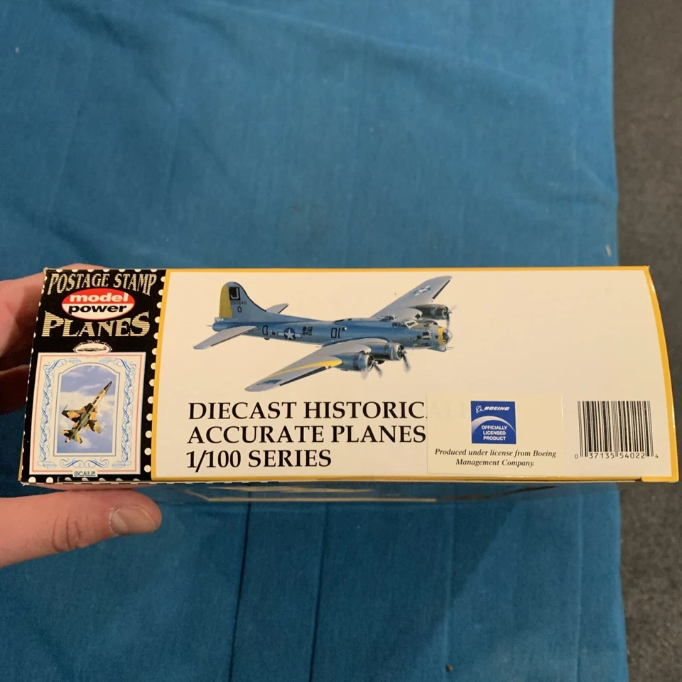 Model Power Postage Stamp Planes Die-Cast Liberty Belle" B-17 Brand New In Box - Image 4 of 4