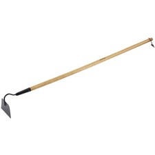 Draper Pressed Carbon Steel Draw Hoe With Clear Lacquered Finish Ash Handle x2