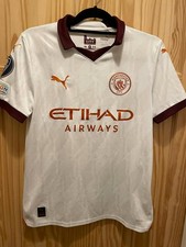 UEFA Foundation Manchester City Champions League Football Shirt 23/24 Size S