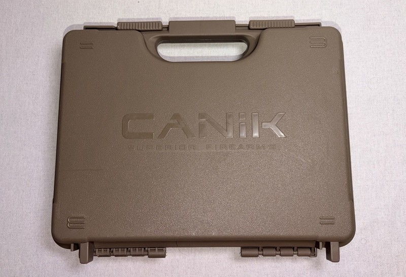 Canik Mete FDE MC9 Mete 9MM Fitted Pistol Hard Case*Box*Empty*Excellent Cond.