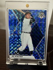 2021 Panini Mosaic Al Kaline #106 Fluorescent Blue Mosaic Prizm
