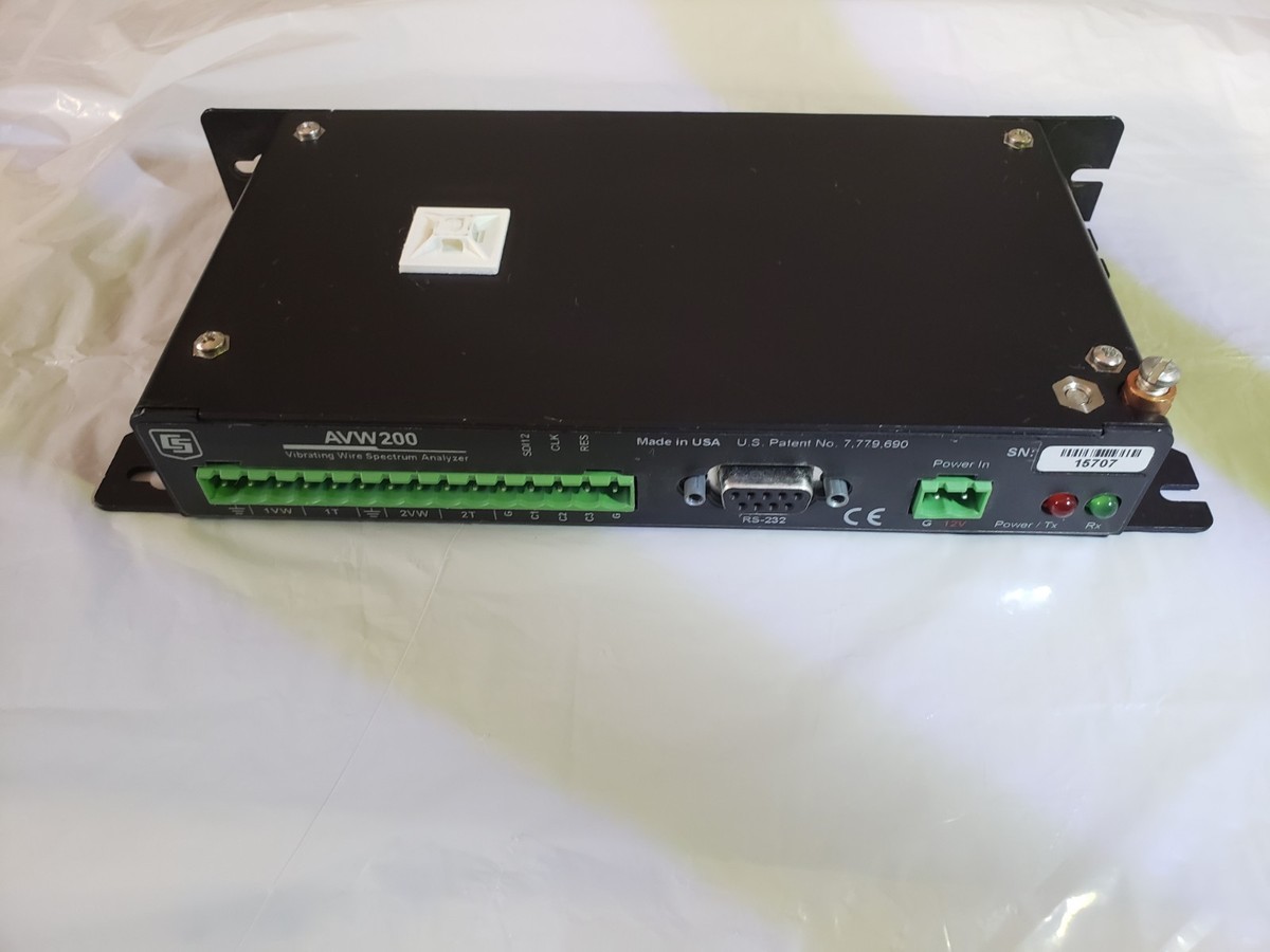 2x Campbell Scientific AVW200 Vibrating Wire Spectrum Analyzer for