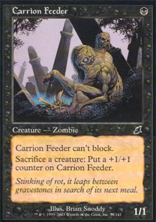 MTG English Carrion Feeder NM Foil Scourge