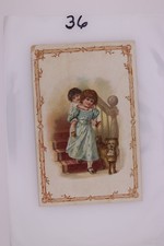 Unused 1910s Children's Greeting Card Dog Illustration