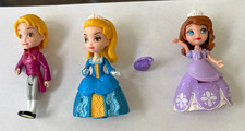 Disney Princesa Sofía La Primera Sofía Estatuillas Figuras Muñecas Lote de 3