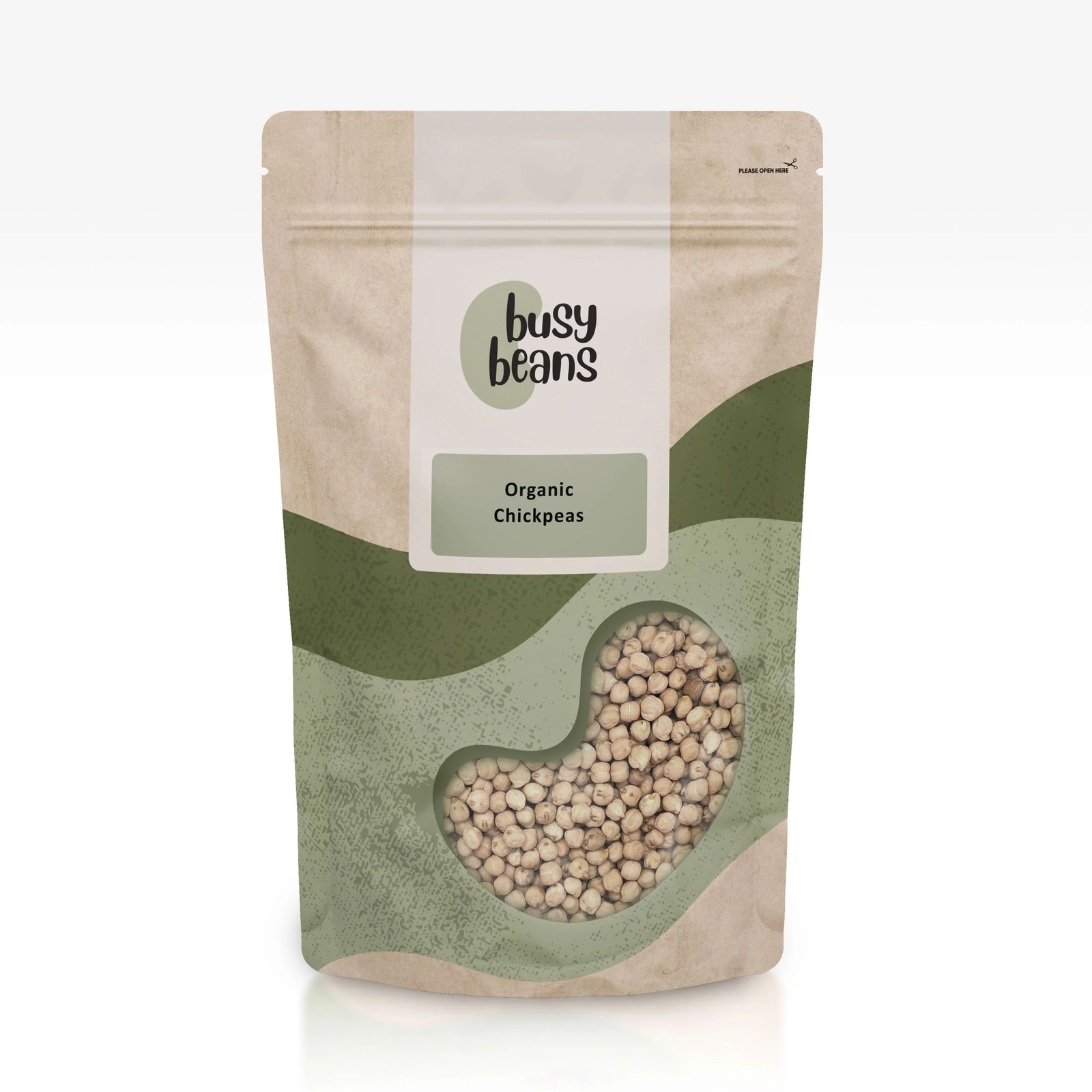 Organic Chickpeas -Certified Organic- by Busy Beans Organic (5kg)