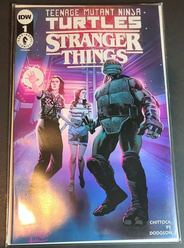 IDW Teenage Mutant Ninja Turtles Stranger Things #1 1:100 Albuquerque Variant