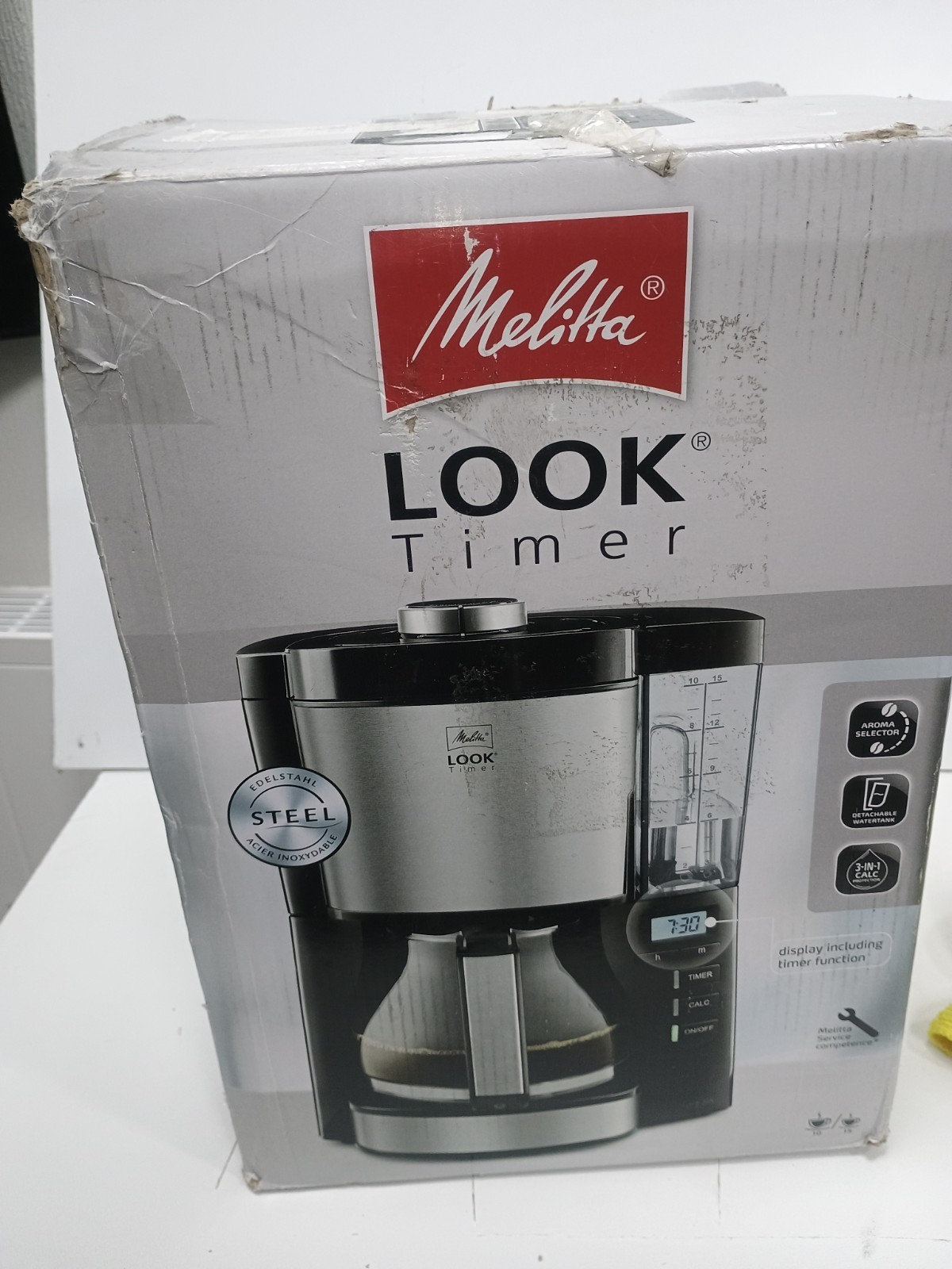 Melitta Filter Coffee Machine, Look V Timer
