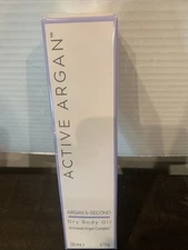 New Active Argan, Argan 5-Second Dry Body Oil Spray (6.7 fl oz/200ml) Sealed