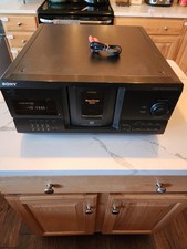 Sony CDP-CX230 MegaStorage 200 CD Changer Player Black Carousel System