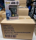 Funko Pop! Star Wars The Mandalorian Hologram GITD Ent Earth Exc Case Of 6 NEW