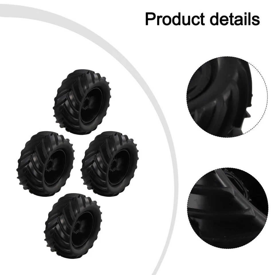 Pour Traxxas 116E pour Revo Voiture RC 90mm Pneus et Roues Caoutchouc Lot de 4 - Photo 3/4