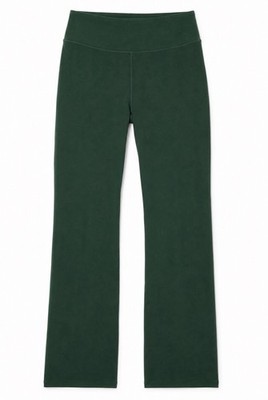 NWT Athleta Elation Ultra High Rise Straight Leg Pant Women s M Pine Green Yoga