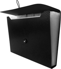 Expanding File Folder with Tabs, 13 Poets File Organizer Accord File