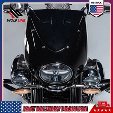 WOLFLINE Motorcycle Headlight Fairing Windshield for BMW R 18 Classic 2020-2023