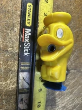 Vtg 1960s Walt Disney Donald Duck Yellow Pencil Sharpener Table Mount