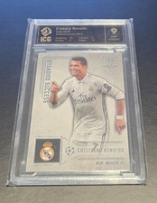 2017 Topps Showcase UEFA CL Soccer Steadied Success Cristiano Ronaldo