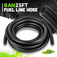 1/2" ID 25FT 8AN NBR Rubber Gasoline/Diesel/Biodiesel/Engine Oil/Fuel Line Hose