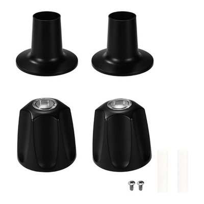 Quick Install Shower Knob Set with Sturdy Kirsite Base Shower Handle Kit
