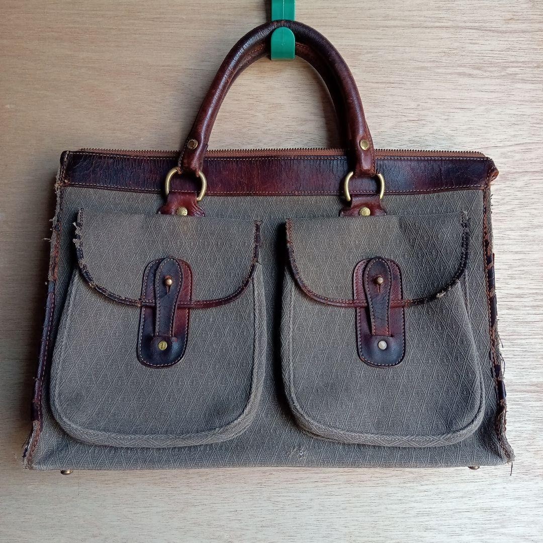 Vintage Ghurka Leather No.5 THE EXAMINER RARE 70s Business Tote