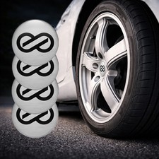 4 Pieces Enkei Wheel Hub Cap Stickers 3d Resin-
