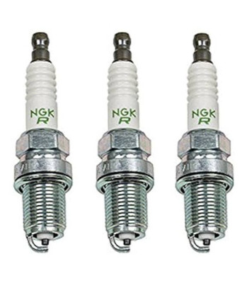 Spark plug set of 3 NGK BKUR6EK-9 for Daihatsu Atrai Opti Tanto Terios Kid Hijet