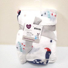 Parents Choice 30x36 Dinosaur Star Christmas Holiday Baby Blanket