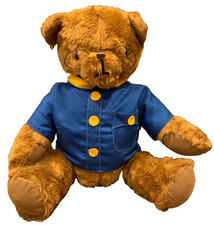 Teddy Roosevelt Teddy Bear 15" Sitting VINTAGE 1979