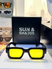 Black Rectangle Sunglasses - Chunky Frame Streetwear