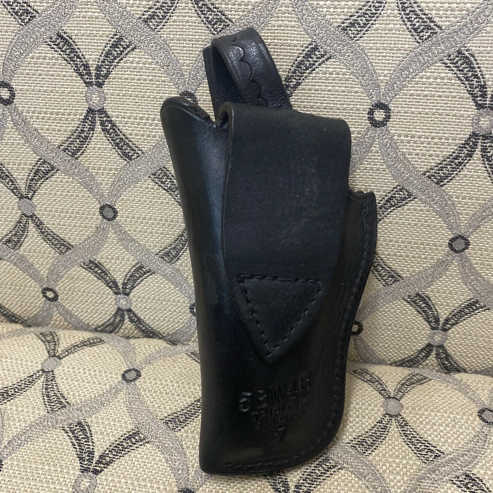 FUNDA TRIPLE K CUERO NEGRO 201-1 Foto 2 de 4