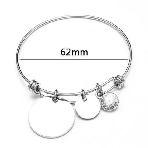 BRACCIALE DONNA CON INCISIONE PERSONALIZZATA AMICIZIA AMORE SORELLA SIMIL KIDULT - Foto 2 di 12