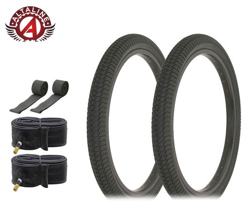 AltaLine BMX BICYCLE FREESTYLE Vendetta DURABLE TIRES 20" x 1.95" 6PC SET. - Picture 2 of 3
