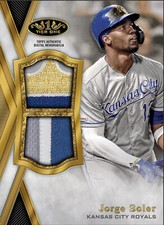 2020 Topps Bunt JORGE SOLER Tier One Gold Dual Relic Royals DIGITAL